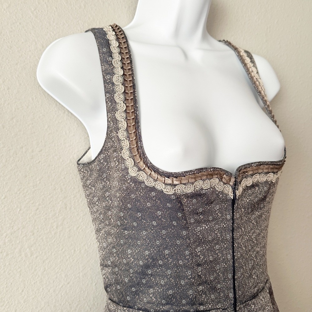 Angermaier Dirndl Dress Oktoberfest Bavarian Folk Style EU Size 34 US Size 2 - Picture 11 of 16